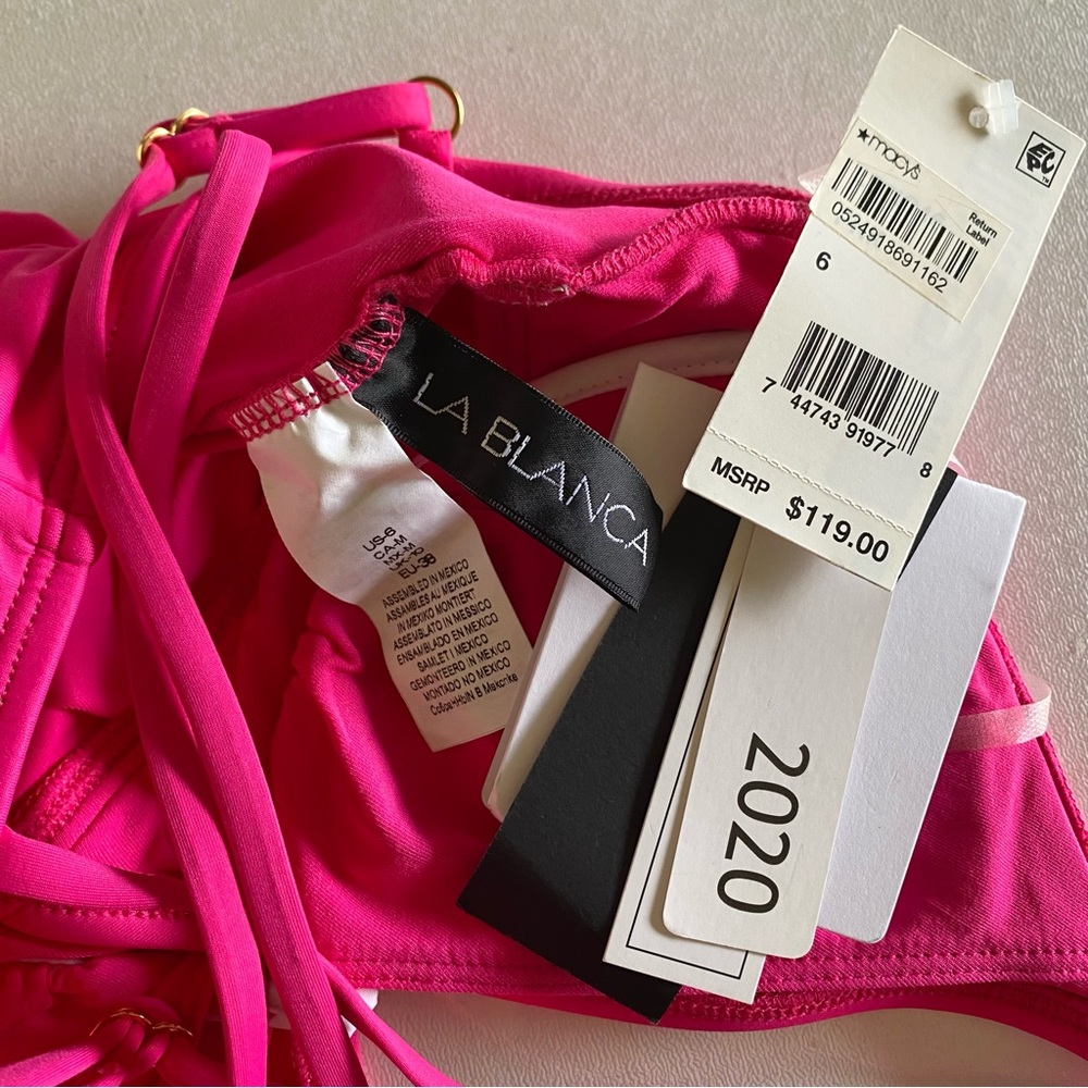 La Blanca “Island Goddess” One Piece Swimsuit in pink - Picture 9 of 13